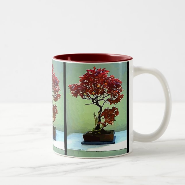 Japanese Maple Two-Tone Coffee Mug (Right)