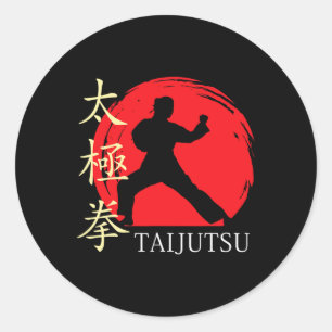 Japanese Martial Arts Sport For Japan Lover Or Buj Classic Round Sticker