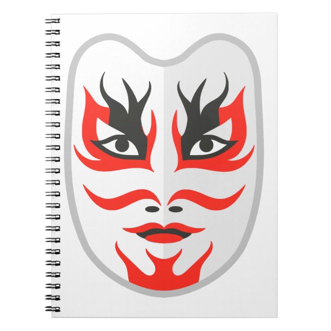 Japanese mask notebook (Front)