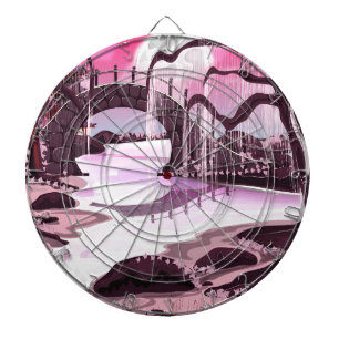 Japanese Meditation Garden Dartboard
