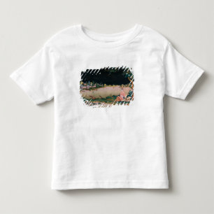 Japanese mirror painting showing a girl seated toddler T-Shirt