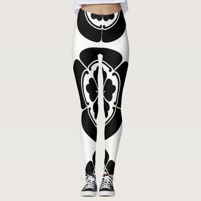 Japanese Mon ( crest ) Leggings (Front)