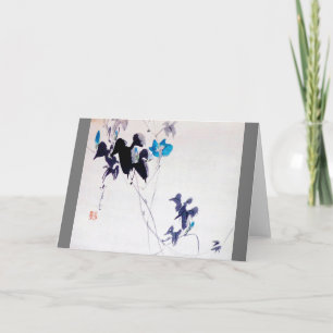Japanese Morning Glory, Watanabe Seitei Card