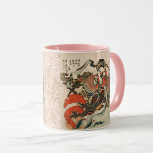 JAPANESE MYTHICAL BIRD WITH HUMAN HEAD Karyōbinga  Mug