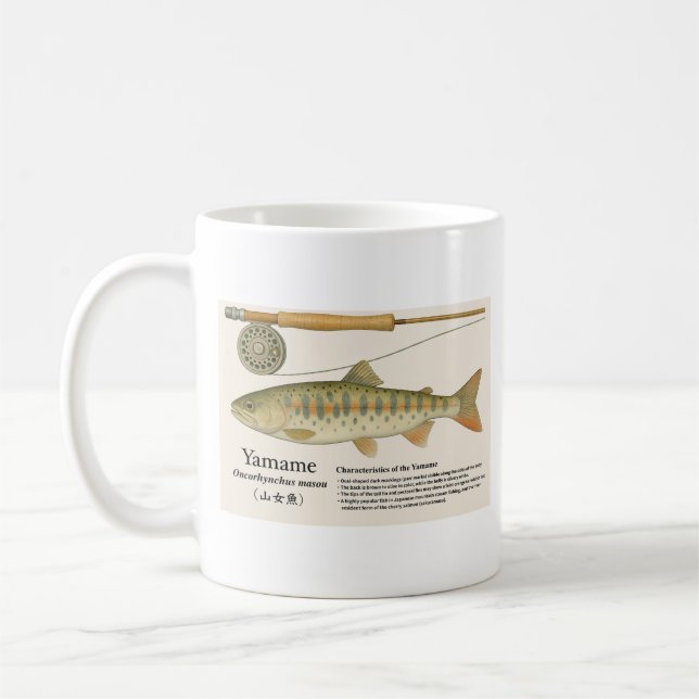 Japanese Native Trout – Yamame Mug (Left)