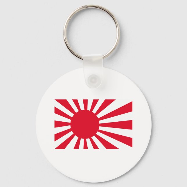 Japanese Navy Flag T-shirts and Apparel Key Ring (Front)