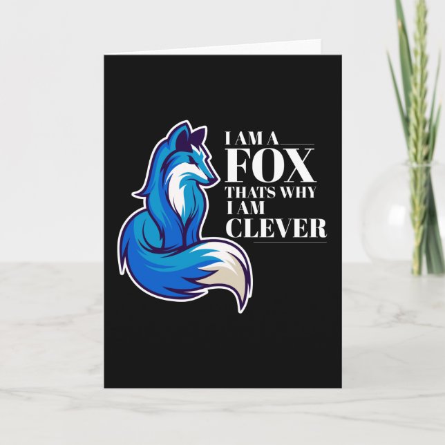 Japanese Nine Tail Kitsune Fox Gift Card (Front)