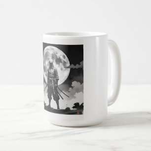 japanese ninja Moon Night Ninja Quiet Guardian Coffee Mug