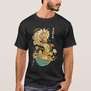 Japanese Noodles Ra Dragon Soup Otaku Foodie T-Shirt