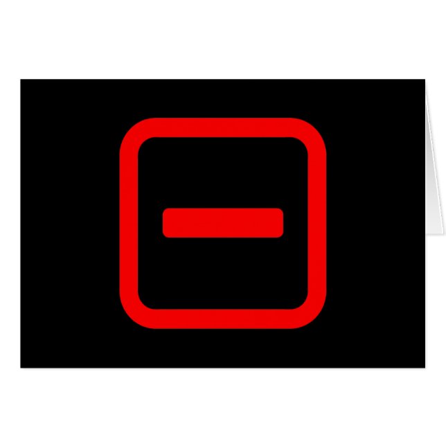 Japanese Number One 一 【Ichi】 Kanji Card (Front Horizontal)