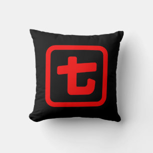 Japanese Number Seven 七 【Nana】 Kanji Cushion