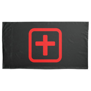 Japanese Number Ten 十 【Ju】 Kanji Pillowcase
