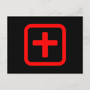 Japanese Number Ten 十 【Ju】 Kanji Postcard