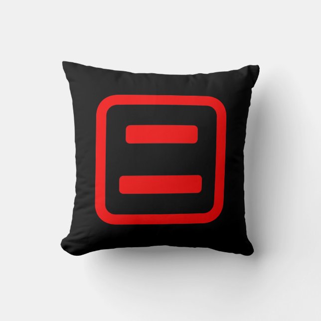 Japanese Number Two 二 【Ni】 Kanji Cushion (Front)