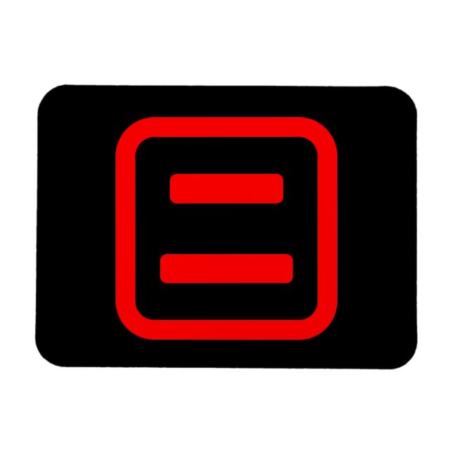 Japanese Number Two 二 【Ni】 Kanji Magnet (Horizontal)