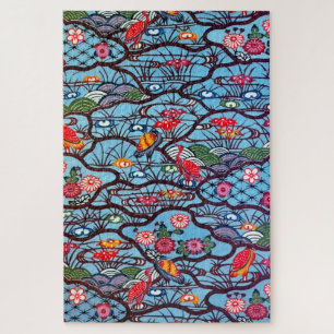 Japanese Okinawan Dye (Bingata) Jigsaw Puzzle