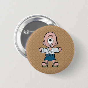 Japanese One-Eyed Yokai 6 Cm Round Badge