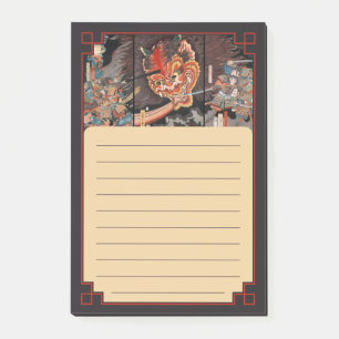 Japanese Oni King Shutendoji- Spooky Monster Post-it Notes