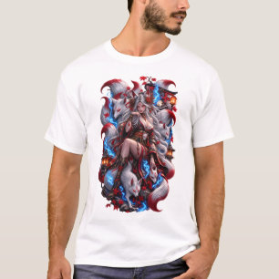 Japanese Oni Warrior Tattoo T-Shirt Irezumi Drag