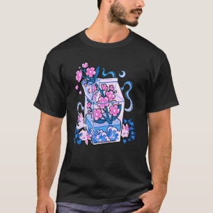 Japanese Otaku Stylish Aesthetic Milk Drink Japan T-Shirt