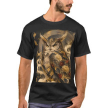 Japanese Owl Art | Traditional Owl Guardian Design