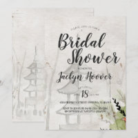 Japanese Pagoda Bridal Shower