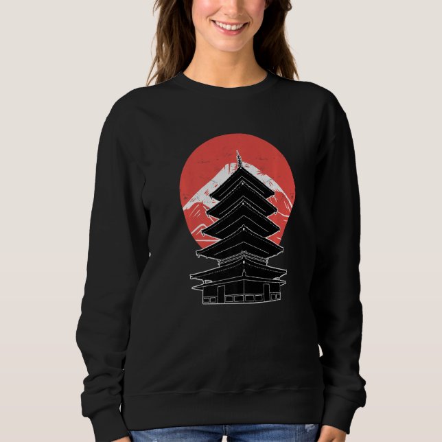Japanese Pagoda Premium Sweatshirt (Front)