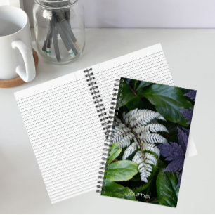 Japanese Painted Fern Floral Notebook