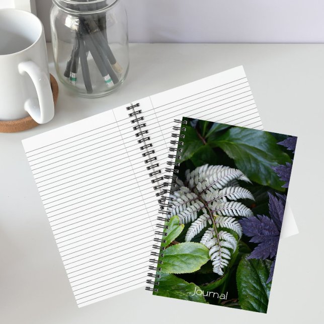 Japanese Painted Fern Floral Notebook (In Situ)