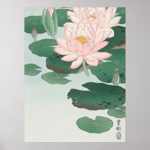 Japanese painting by koson ohara, 小原古邨の poster
