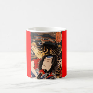 Japanese Painting c. 1800's Coffee Mug