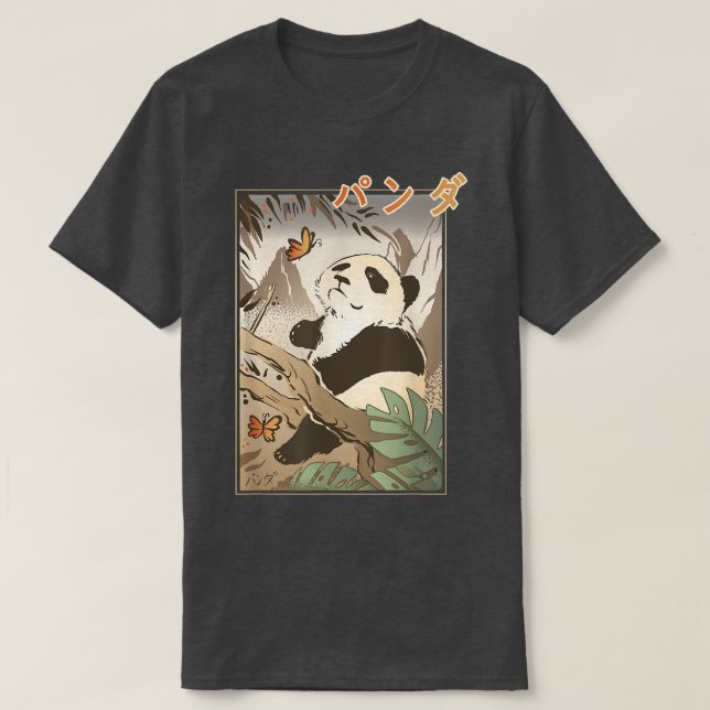 Japanese Panda Kawaii Pandas For Japan Fans T-Shir T-Shirt (Design Front)