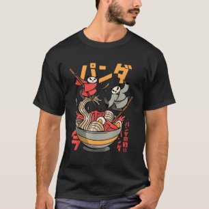 Japanese Panda Ra Noodles T-Shirt