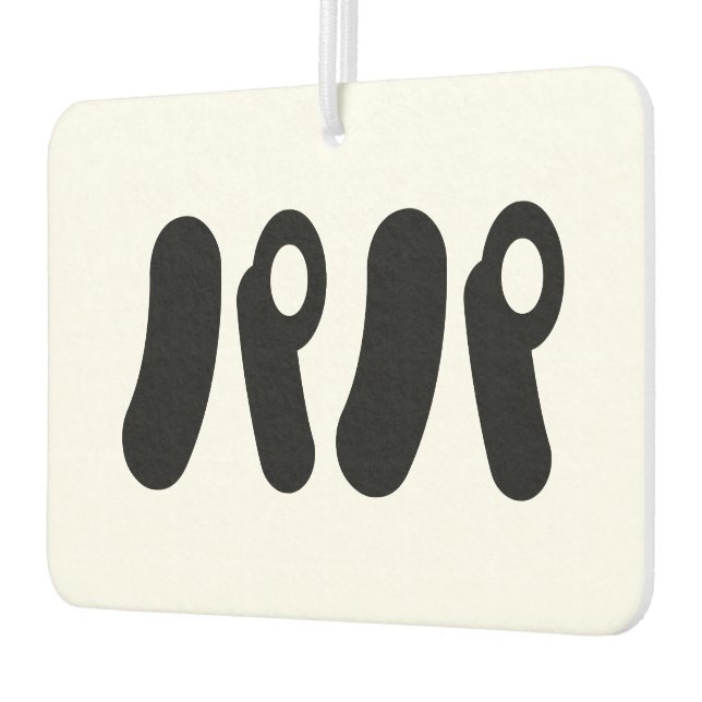 Japanese Papa パパ | Nihongo Language Car Air Freshener (Left)