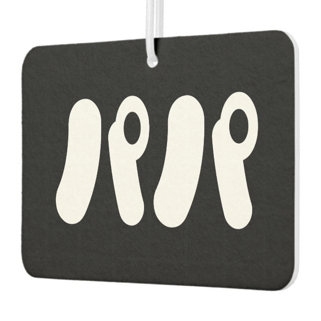 Japanese Papa パパ | Nihongo Language Car Air Freshener (Left)