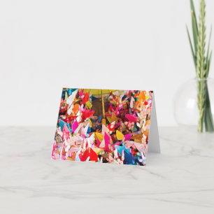 Japanese Paper Cranes 3 Note Card