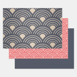 Japanese Pattern 3 Wrapping Paper Sheets