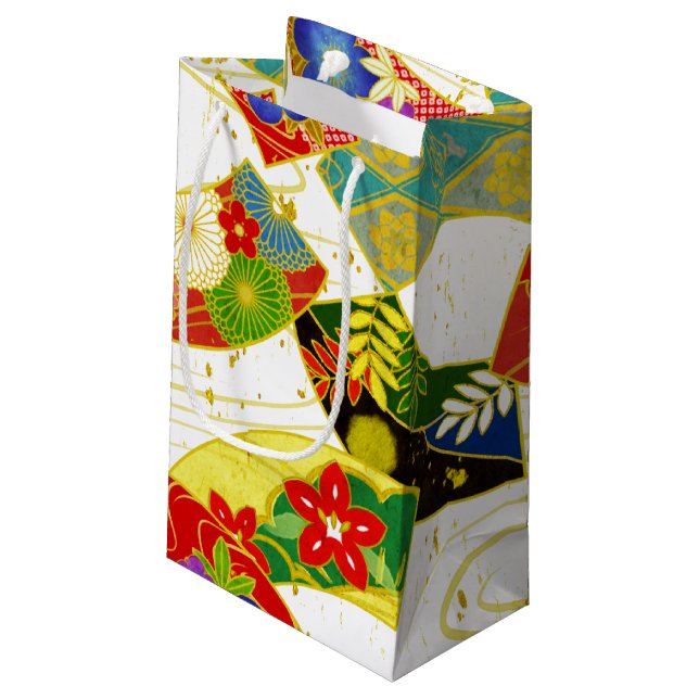 japanese pattern gift bag (Back Angled)