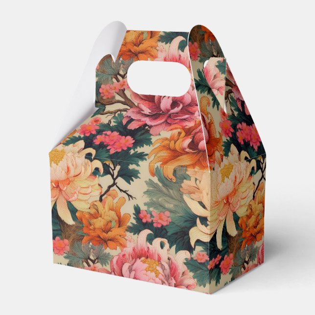 japanese pattern party favour box  (Front Side)