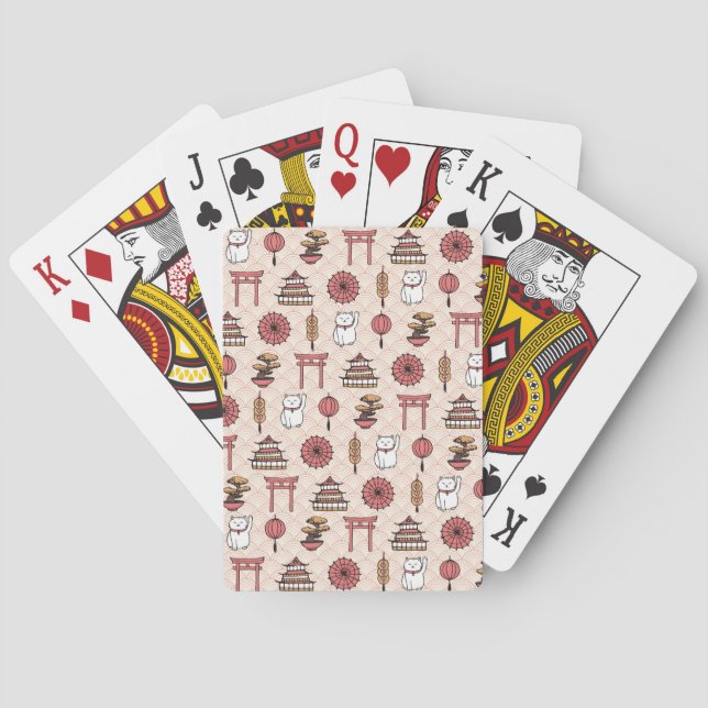 Japanese Pattern Playing Cards (Back)