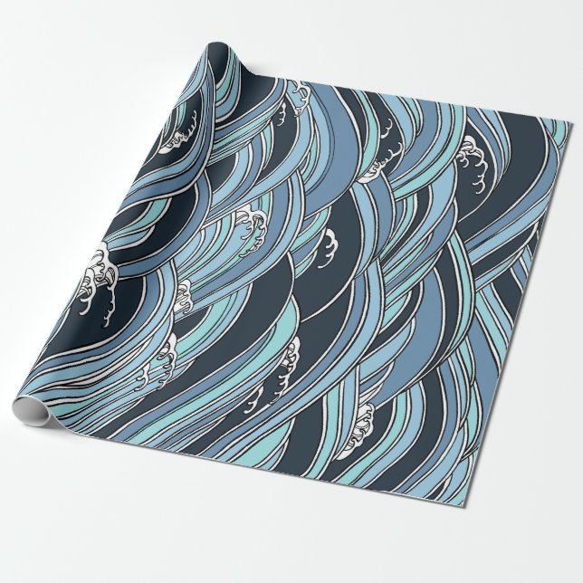 japanese pattern wrapping paper (Unrolled)