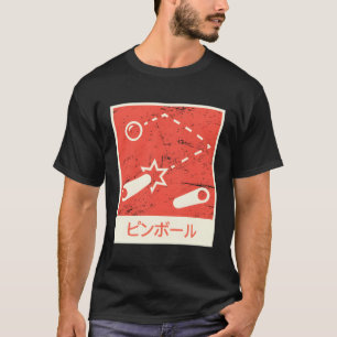 Japanese Pinball Machine Collecting Classic Pinbal T-Shirt