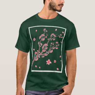 Japanese Pink Flower Blossom Sakura Cherry Blossom T-Shirt