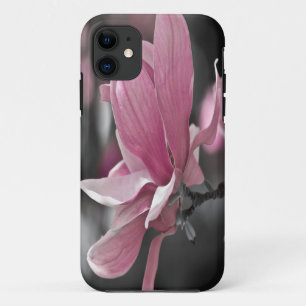 Japanese Pink Saucer Magnolia iPhone 11 Case