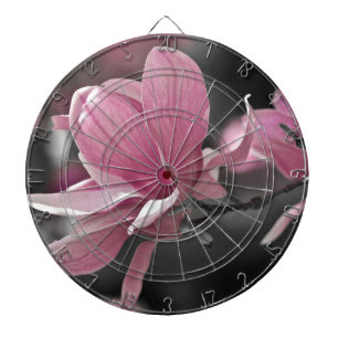 Japanese Pink Saucer Magnolia Dartboard