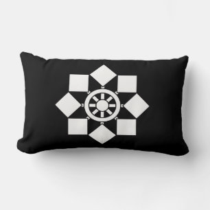 Japanese pinwheel lumbar cushion