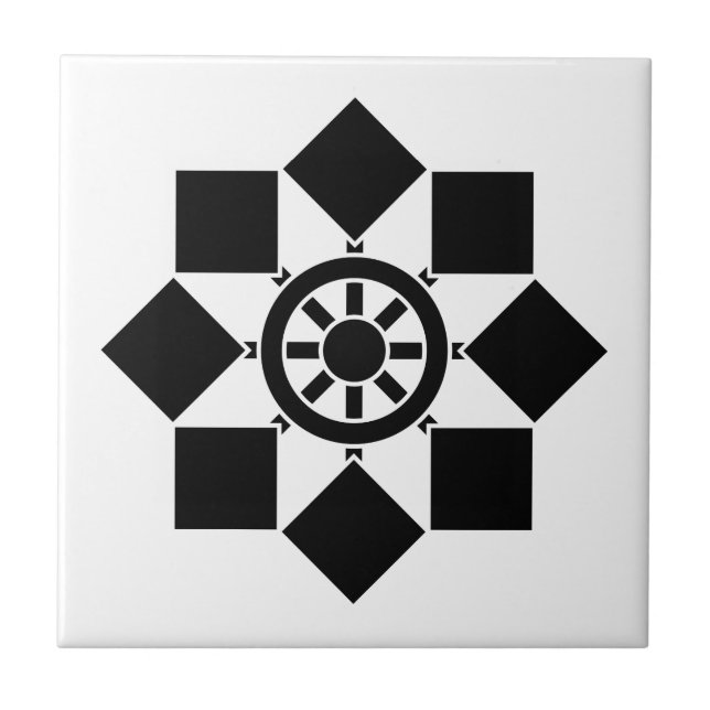 Japanese pinwheel tile (Front)