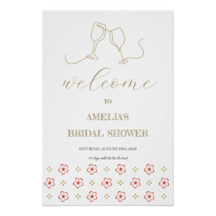 Japanese Plum Blossom Design Poster