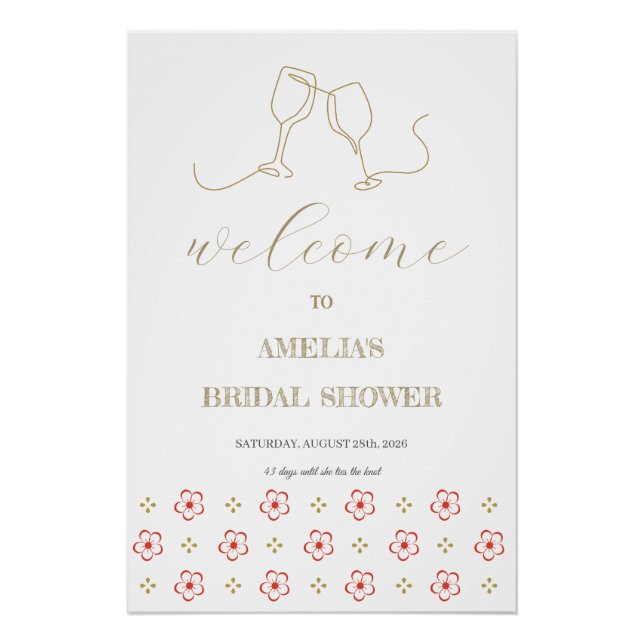  Japanese Plum Blossom Design Poster (Front)