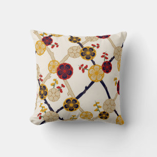 Japanese Plum Blossom Pattern Cushion